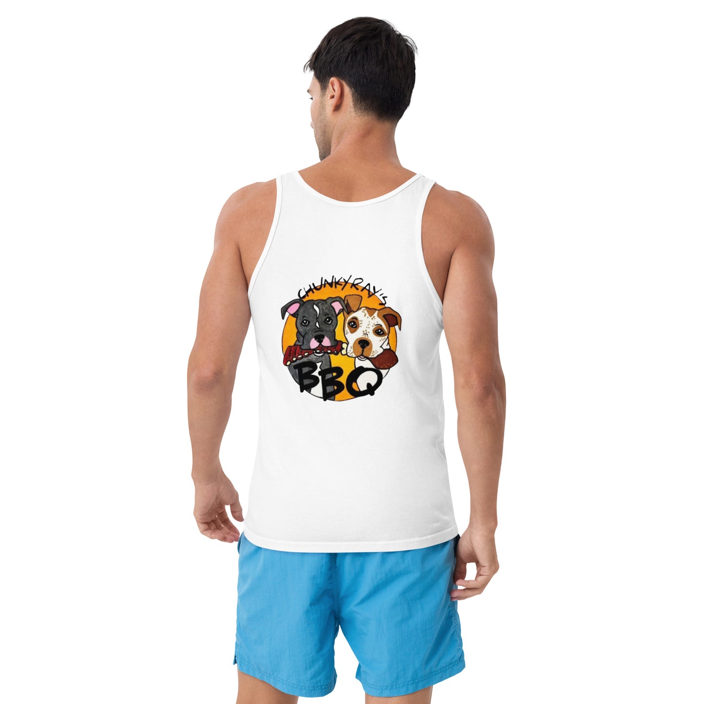 Chunky Ray's BBQ Men's Tank Top