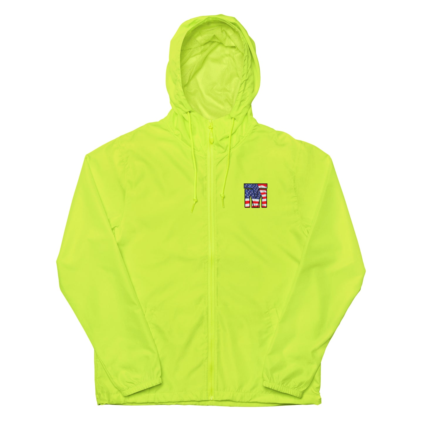 Unisex lightweight zip up windbreaker