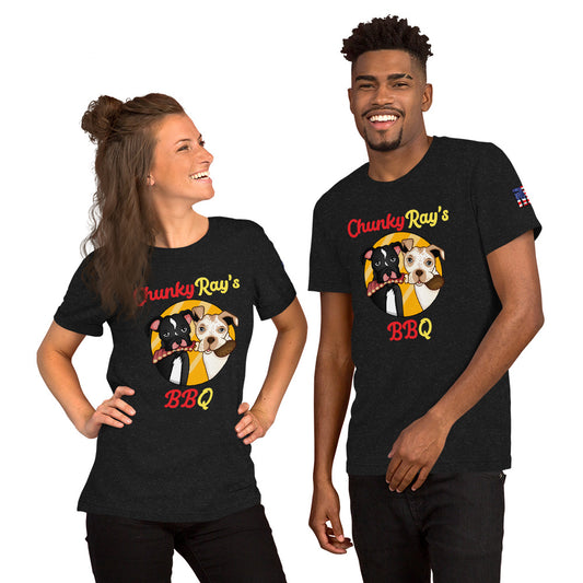 Chunky Ray's BBQ Unisex t-shirt